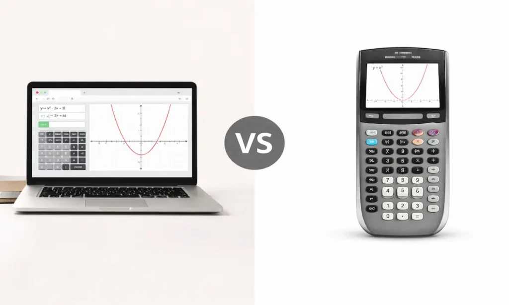 TI 84 Calculator Online vs Physical TI-84 Calculator